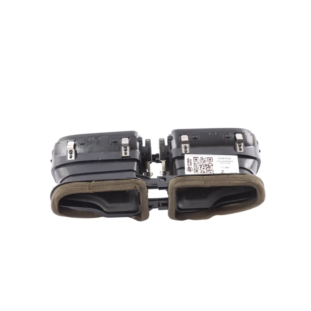 Mk5 6C Rear Air Vent Dashboard Centre Nozzle Trim to VW Volkswagen Polo with Part number 6C0819728 VW Volkswagen Polo Mk5 6C Rear Air Vent Dashboard Centre Nozzle Trim - SKU 6C0819728 - Part number 6C0819728