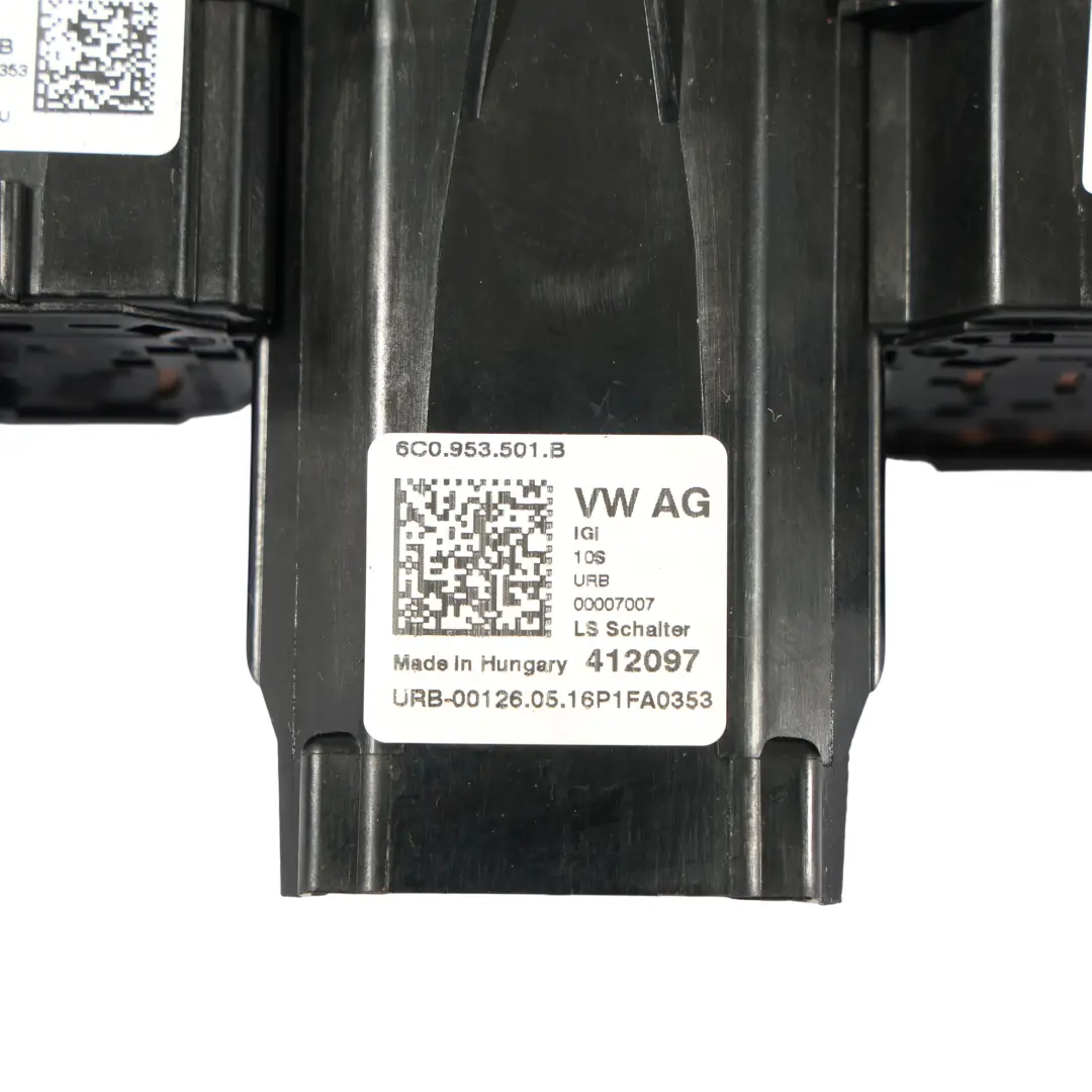 Seat Ibiza 6P Mk4 Interruptor Combinado Palanca Limpiaparabrisas - SKU 6C0953501B - Número de pieza 6C0953501B