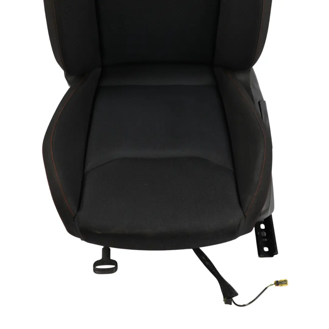 Seat Arona KJ7 Front Seat Cloth Titanium Black Red Thread Left N/S - SKU 6F0881805AN-1 - Part number 6F0881805AN