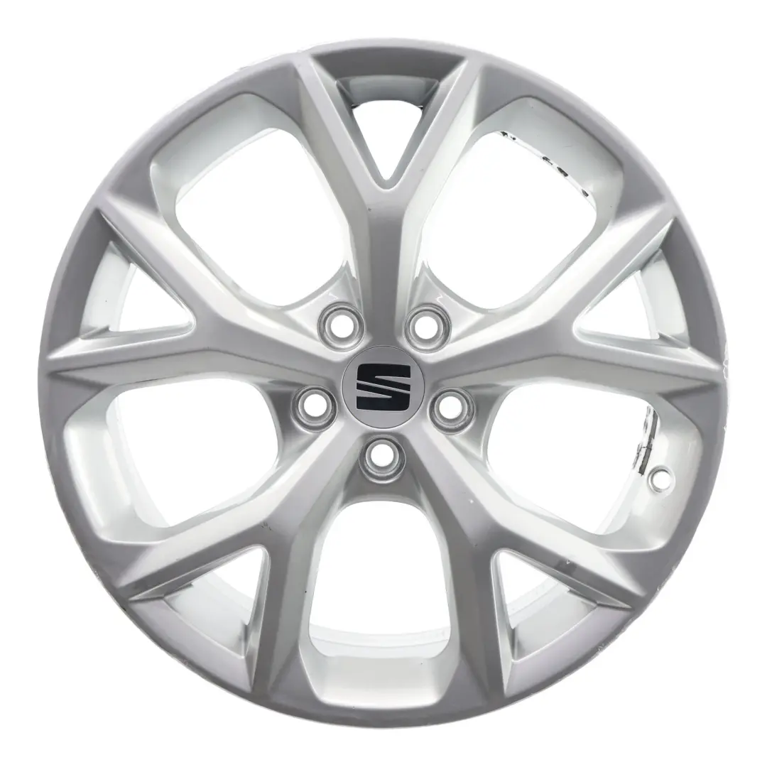 Seat Arona FR KJ7 Srebrna Felga Aluminiowa 17" 6.5J ET:48 - SKU 6F9601025H-1 - Numer Części 6F9601025H