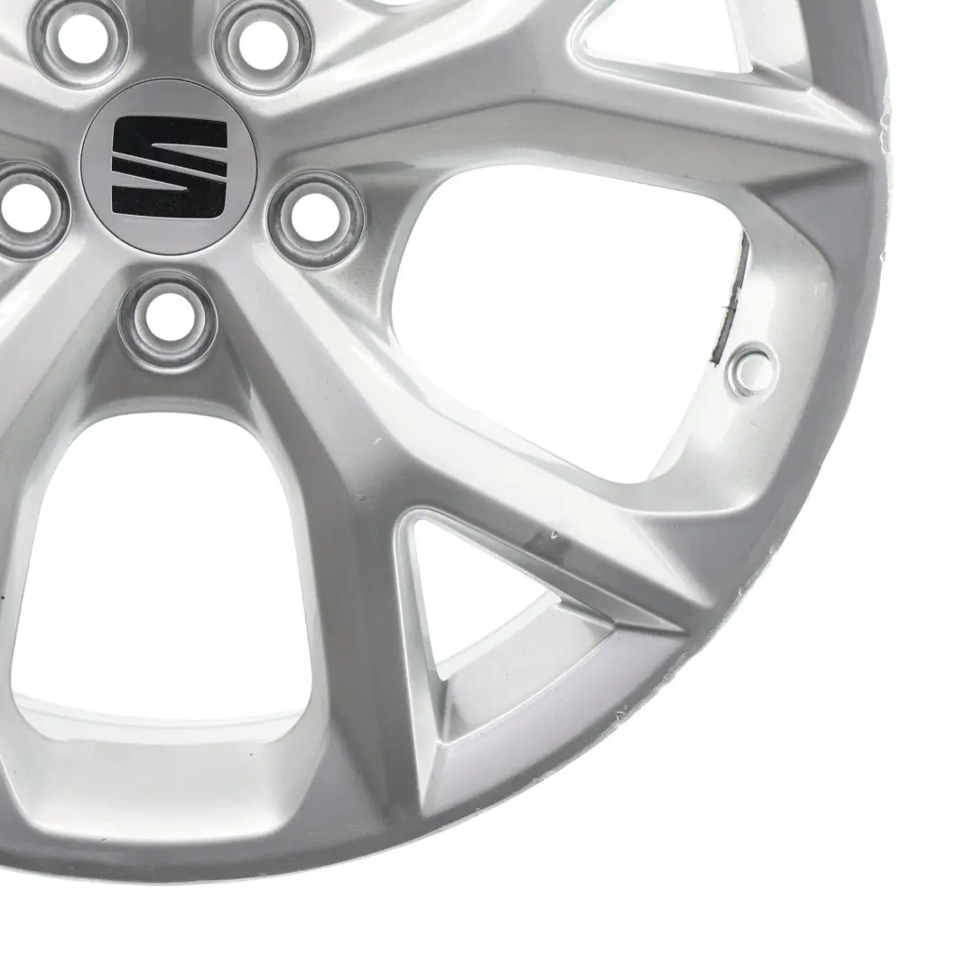 Seat Arona FR KJ7 Srebrna Felga Aluminiowa 17" 6.5J ET:48 - SKU 6F9601025H-1 - Numer Części 6F9601025H