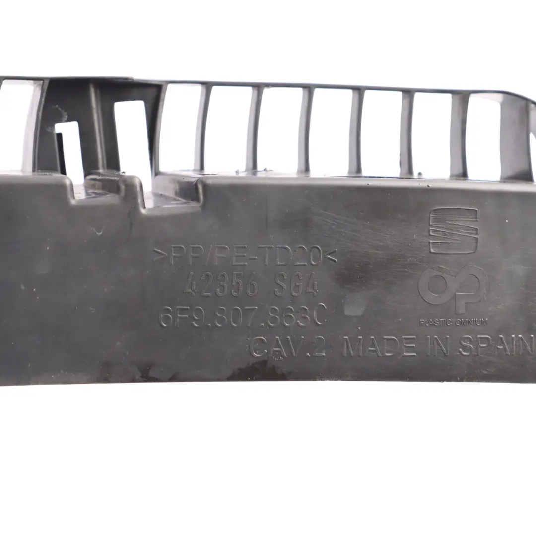 Bumper Centre Bracket Holder Mount Support to Seat Arona Rear with Part number 6F9807863C Seat Arona Rear Bumper Centre Bracket Holder Mount Support - SKU 6F9807863C - Part number 6F9807863C