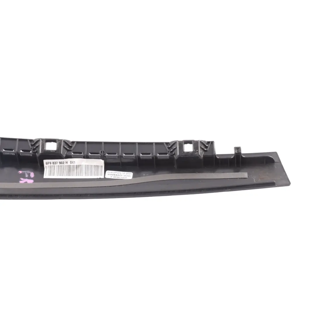 Front Door B-Pillar Strip Cover Trim Right O/S to Seat Arona KJ7 with Part number 6F9837902H Seat Arona KJ7 Front Door B-Pillar Strip Cover Trim Right O/S - SKU 6F9837902H - Part number 6F9837902H