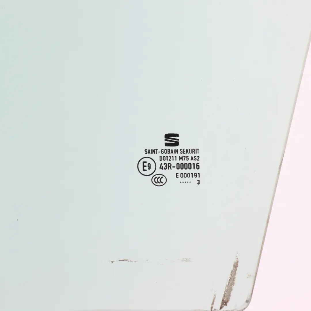 Seat Arona KJ7 Front Door Window Glass Glazing AS2 Left N/S - SKU 6F9845201A - Part number 6F9845201A