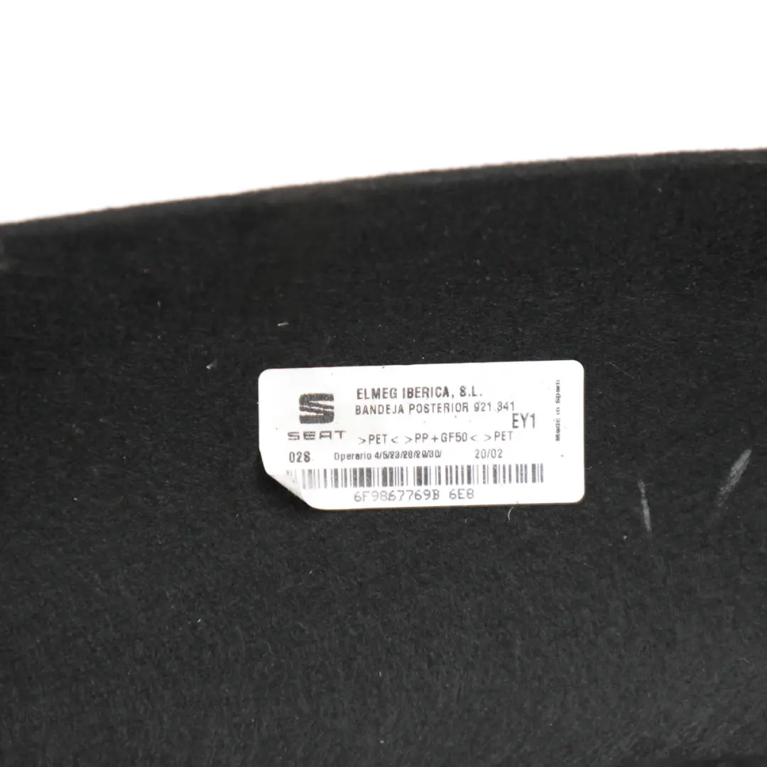 Seat Arona Rear Parcel Shelf Luggage Compartment Load Cover Panel - SKU 6F9867769B - Part number 6F9867769B