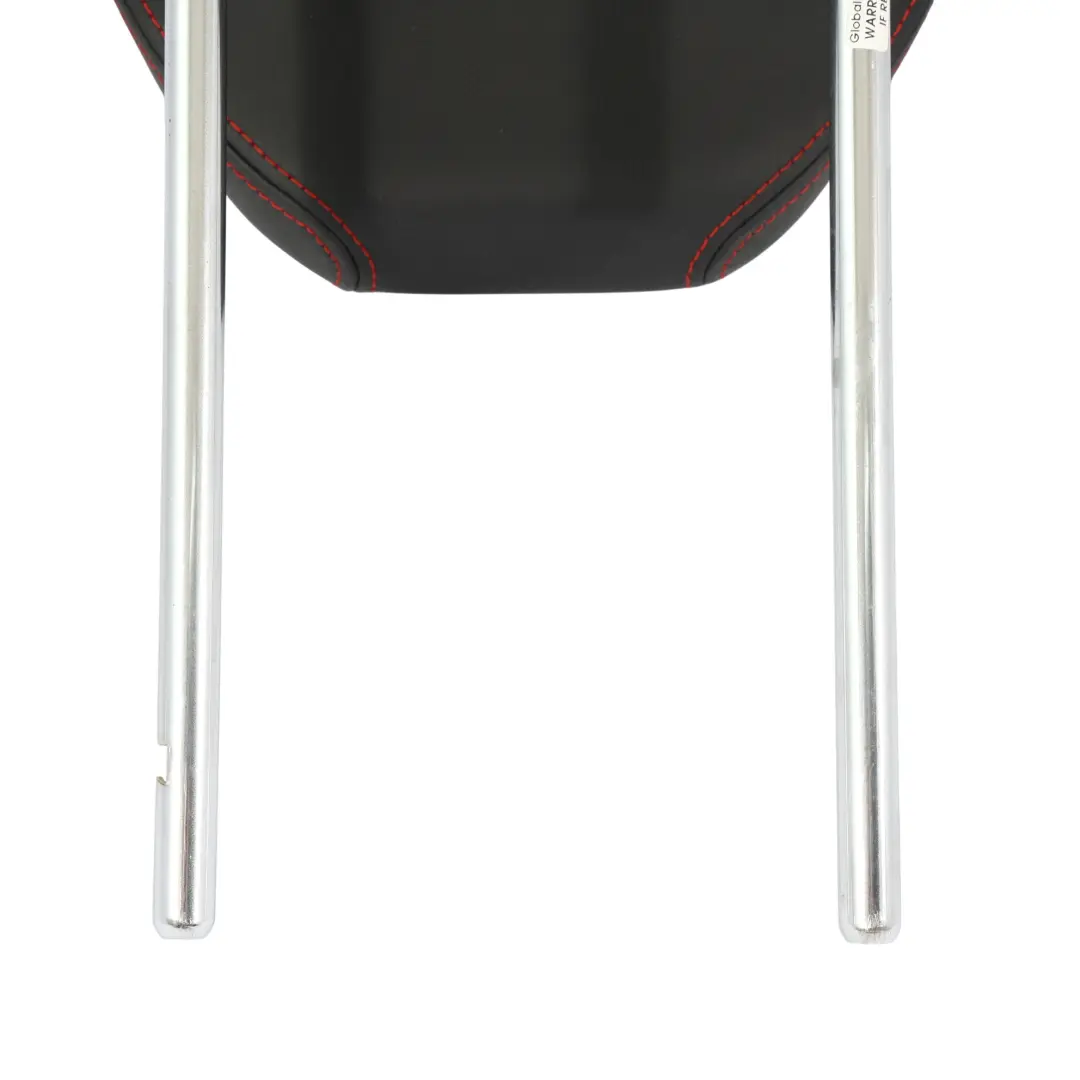 Seat Ibiza 6J Reposacabezas Asiento Trasero Izquierdo Derecho Cuero Negro Roja - SKU 6J0885921H - Número de pieza 6J0885921H