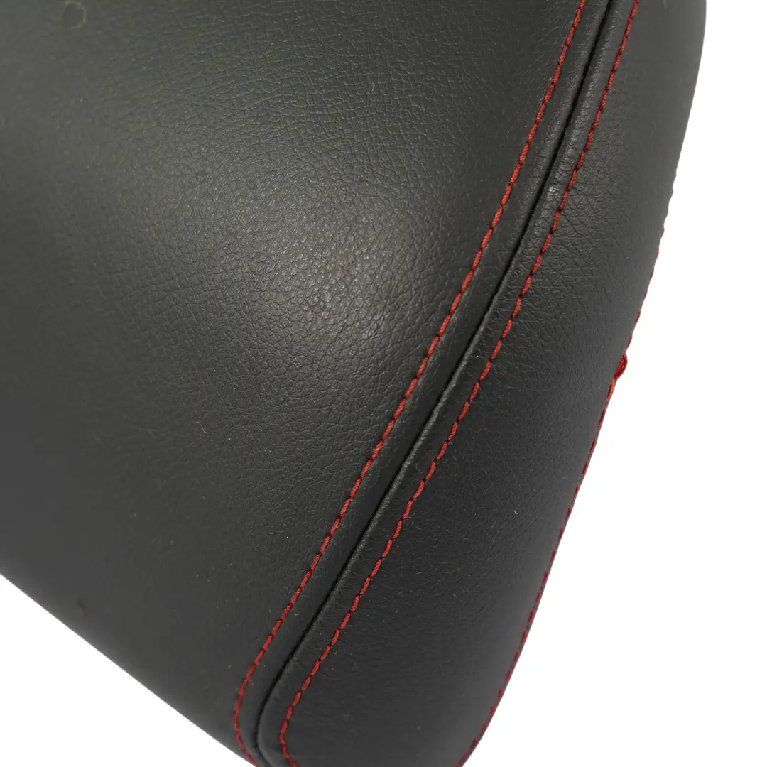 6J Poggiatesta Sedile Posteriore Sinistro Destro Pelle Nera Rosso per Seat Ibiza con numero di parte 6J0885921H Seat Ibiza 6J Poggiatesta Sedile Posteriore Sinistro Destro Pelle Nera Rosso - SKU 6J0885921H - Numero di parte 6J0885921H