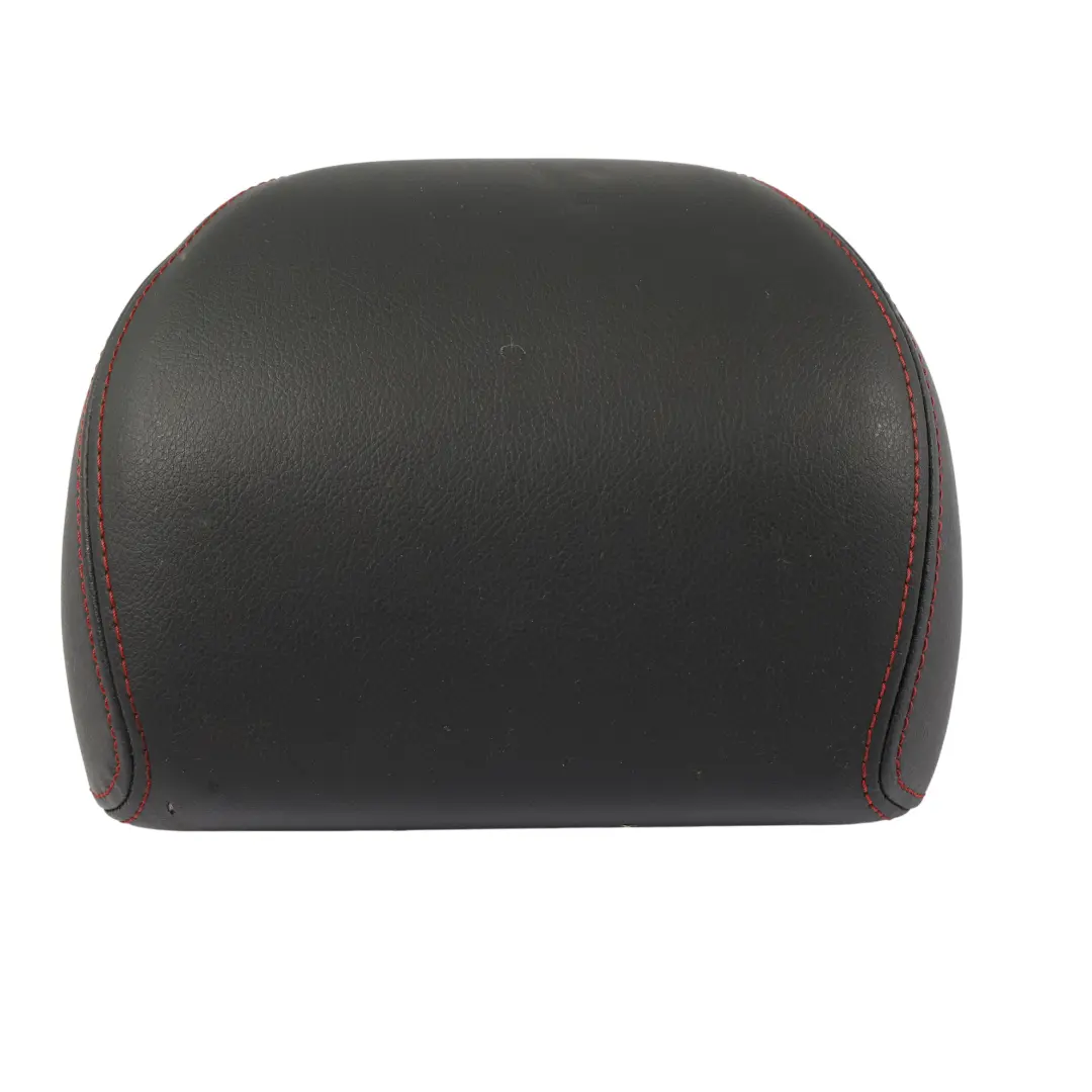 Seat Ibiza 6J Reposacabezas Asiento Trasero Izquierdo Derecho Cuero Negro Roja - SKU 6J0885921H - Número de pieza 6J0885921H