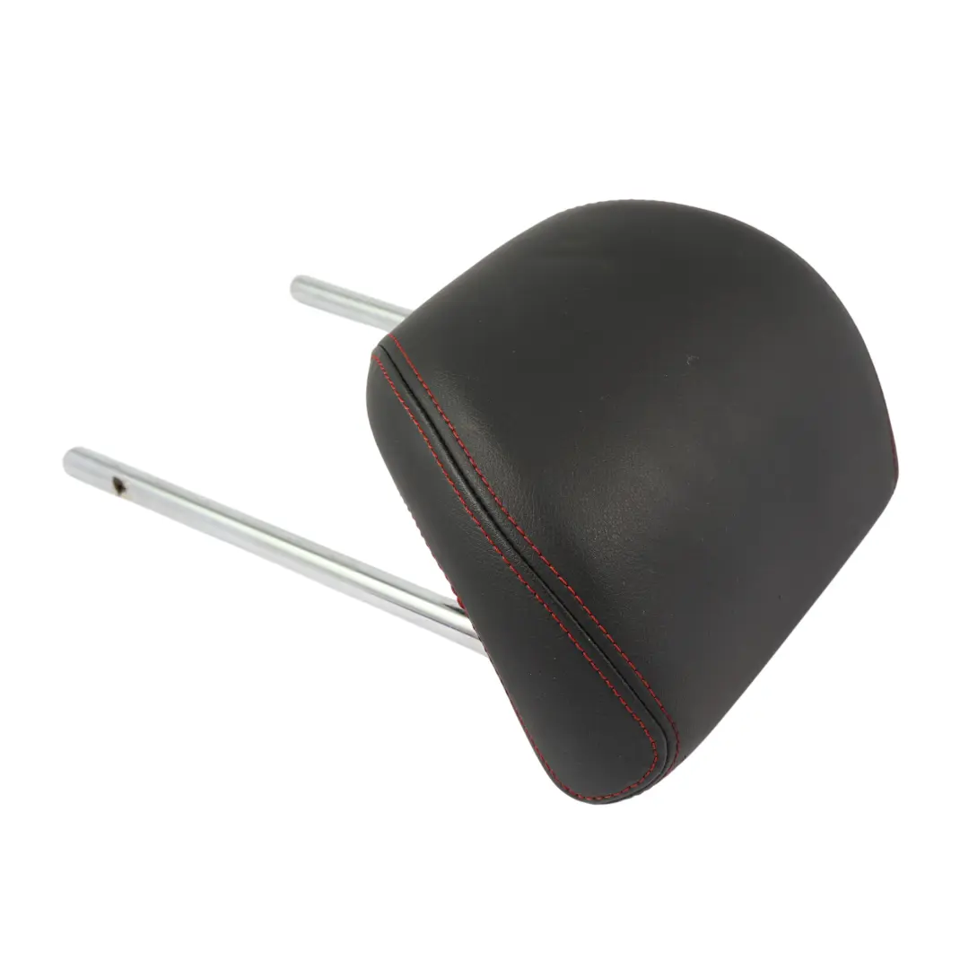 6J Rear Seat Headrest Left Right N/O/S Black Leather Red Stitch to Seat Ibiza with Part number 6J0885921H Seat Ibiza 6J Rear Seat Headrest Left Right N/O/S Black Leather Red Stitch - SKU 6J0885921H - Part number 6J0885921H