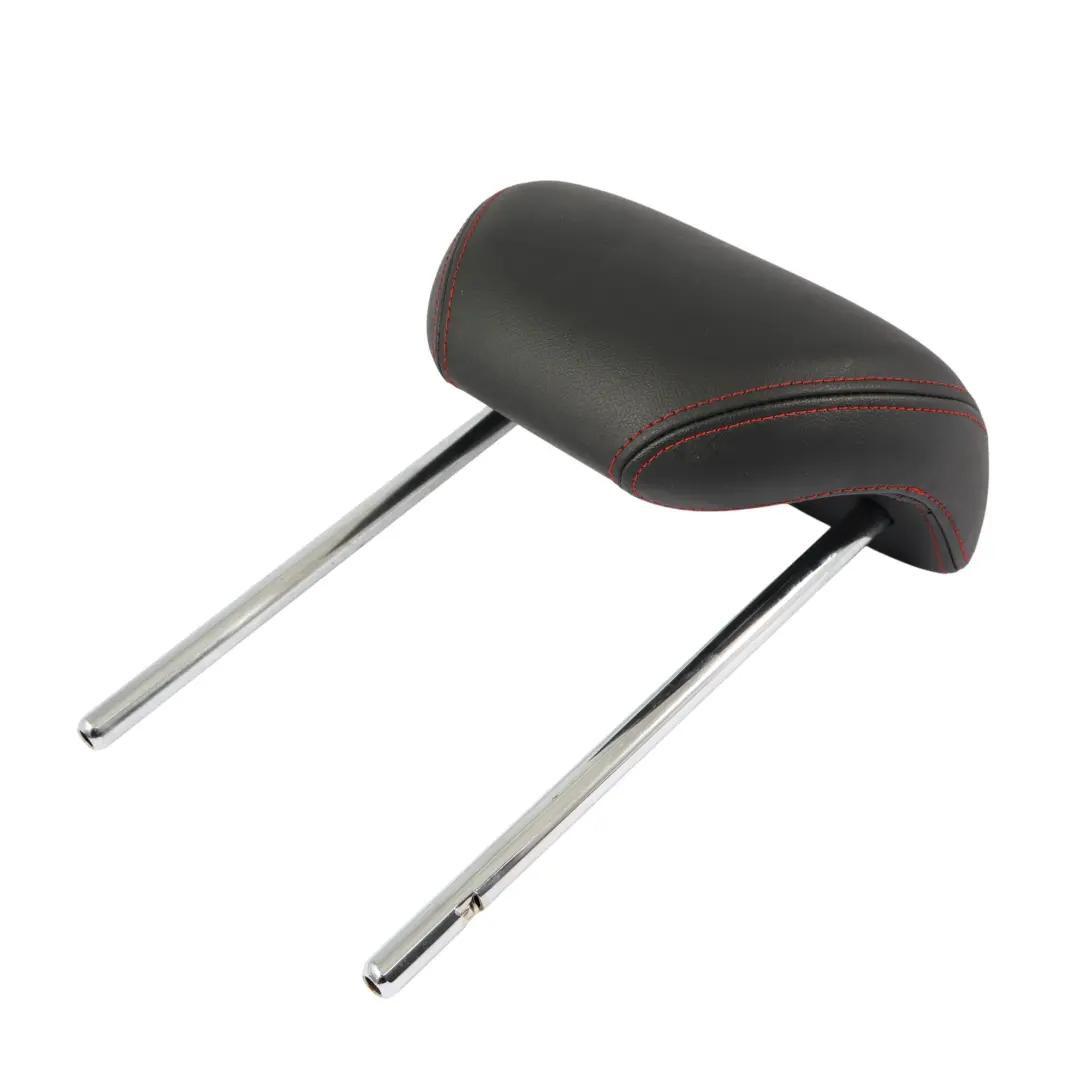 Seat Ibiza 6J Poggiatesta Sedile Posteriore Sinistro Destro Pelle Nera Rosso - SKU 6J0885921H - Numero di parte 6J0885921H