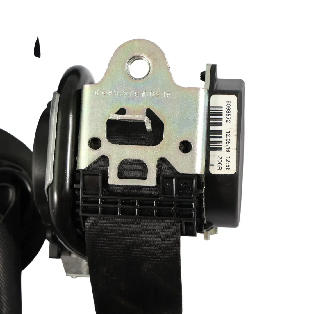 Seat Ibiza 6J 6P 5Dr Cinturón Seguridad Negro Delantero Izquierdo - SKU 6J4857705D - Número de pieza 6J4857705D