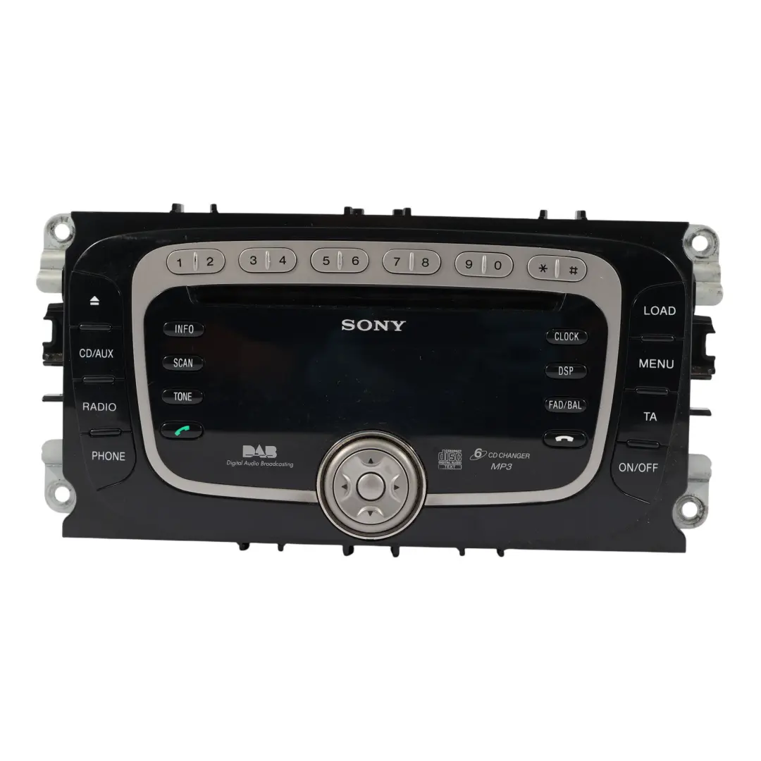 Ford Mondeo IV Radio Samochodowe Sony DAB Zmieniarka 6CD 8S7T-18C939-ME - SKU 6M2F-18C821-FD - Numer Części 6M2F-18C821-FD