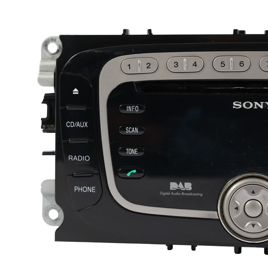 Ford Mondeo IV Galaxy III Radio CD Autoradio Sony DAB 8S7T-18C939-ME - SKU 6M2F-18C821-FD - Número de pieza 6M2F-18C821-FD