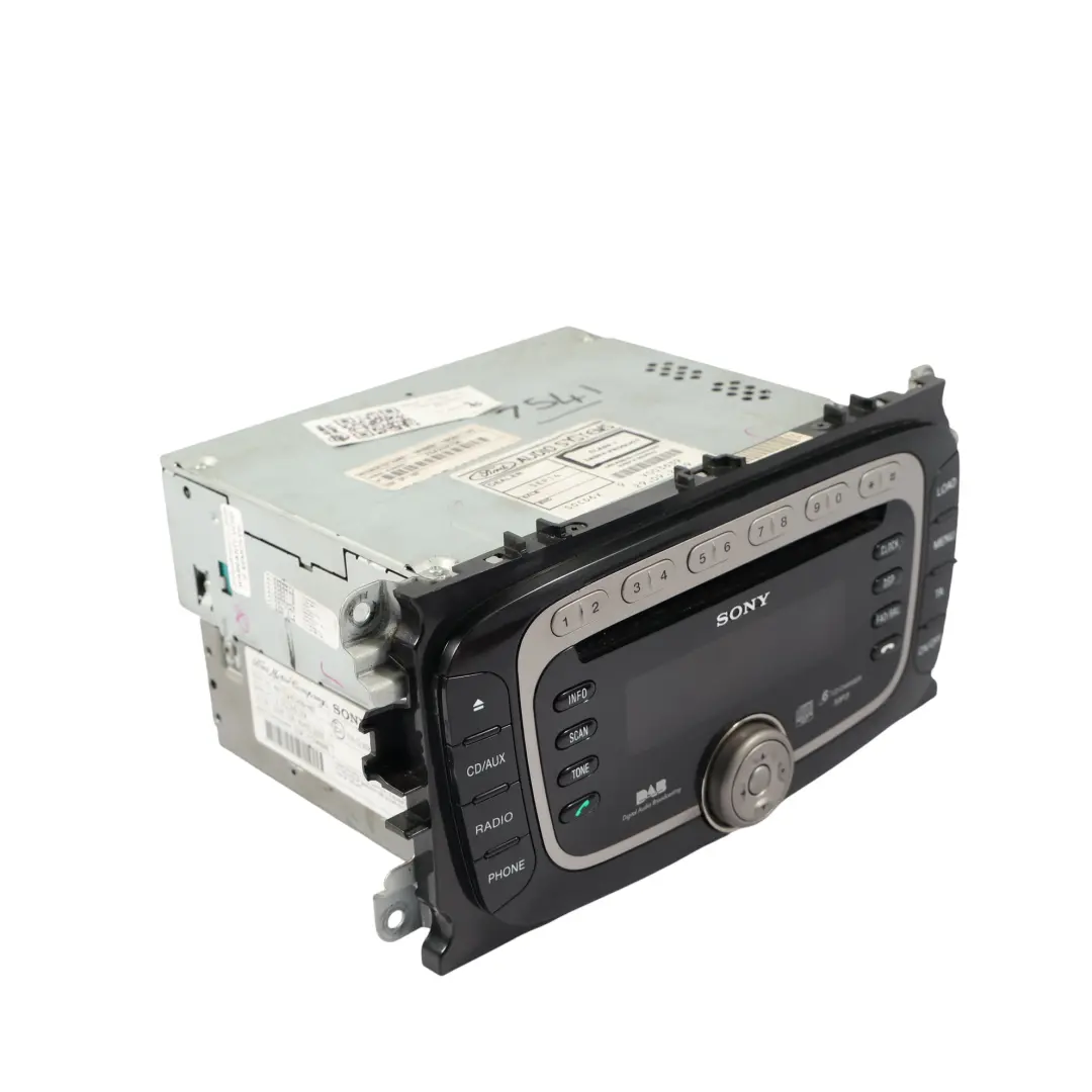 Ford Mondeo IV Galaxy III Sony DAB Radio CD Spieler Wechsler 8S7T-18C939-ME - SKU 6M2F-18C821-FD - Teilenummer 6M2F-18C821-FD