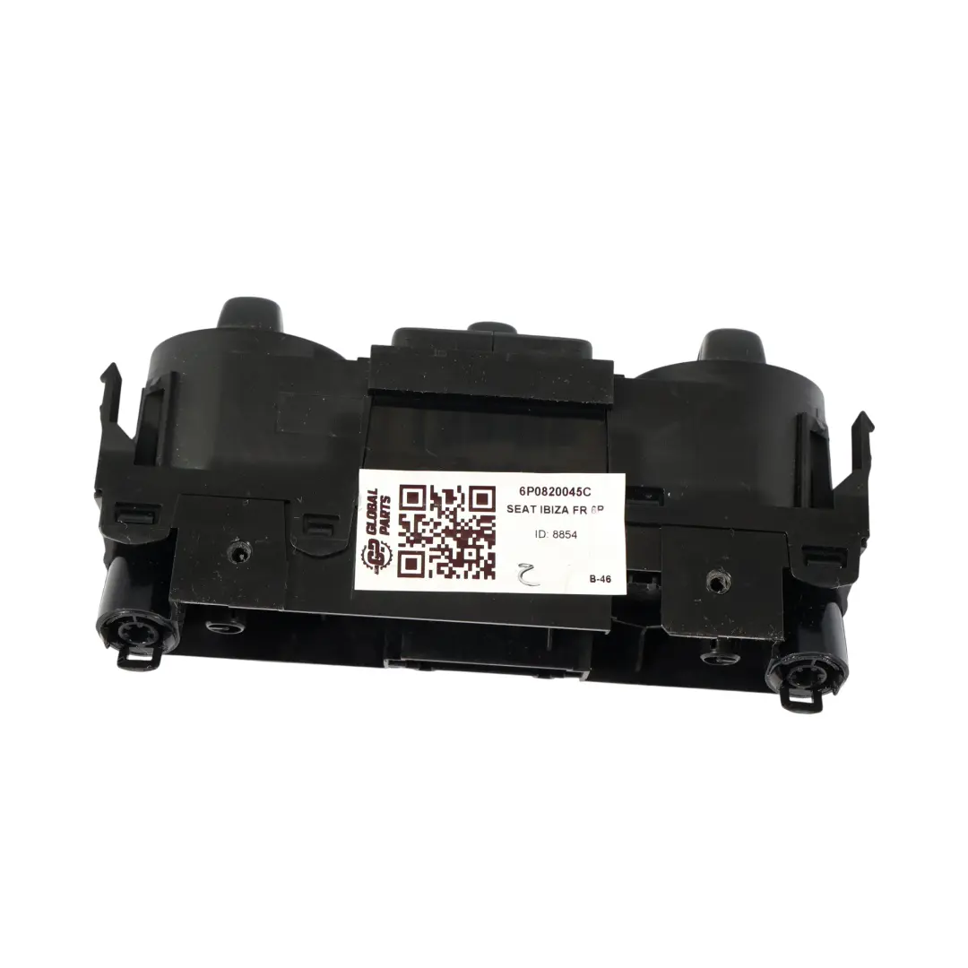Seat Ibiza Mk4 6J 6P Heater Climate Control Panel Switch - SKU 6P0820045C - Part number 6P0820045C