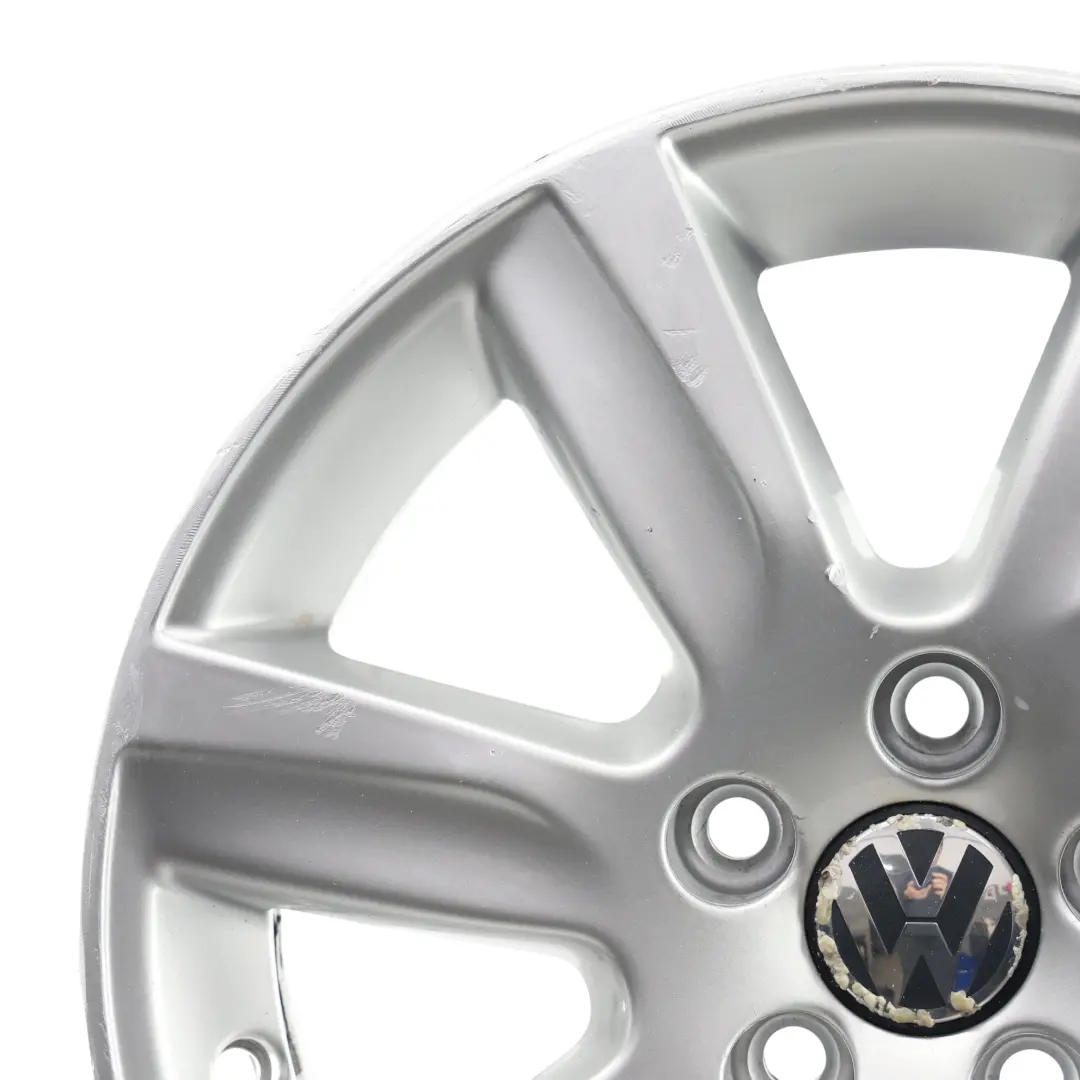 VW Volkswagen Polo 6R Mk5 Llanta de aleación plateada 15" ET:40 6J - SKU 6R0601025L-1 - Número de pieza 6R0601025L