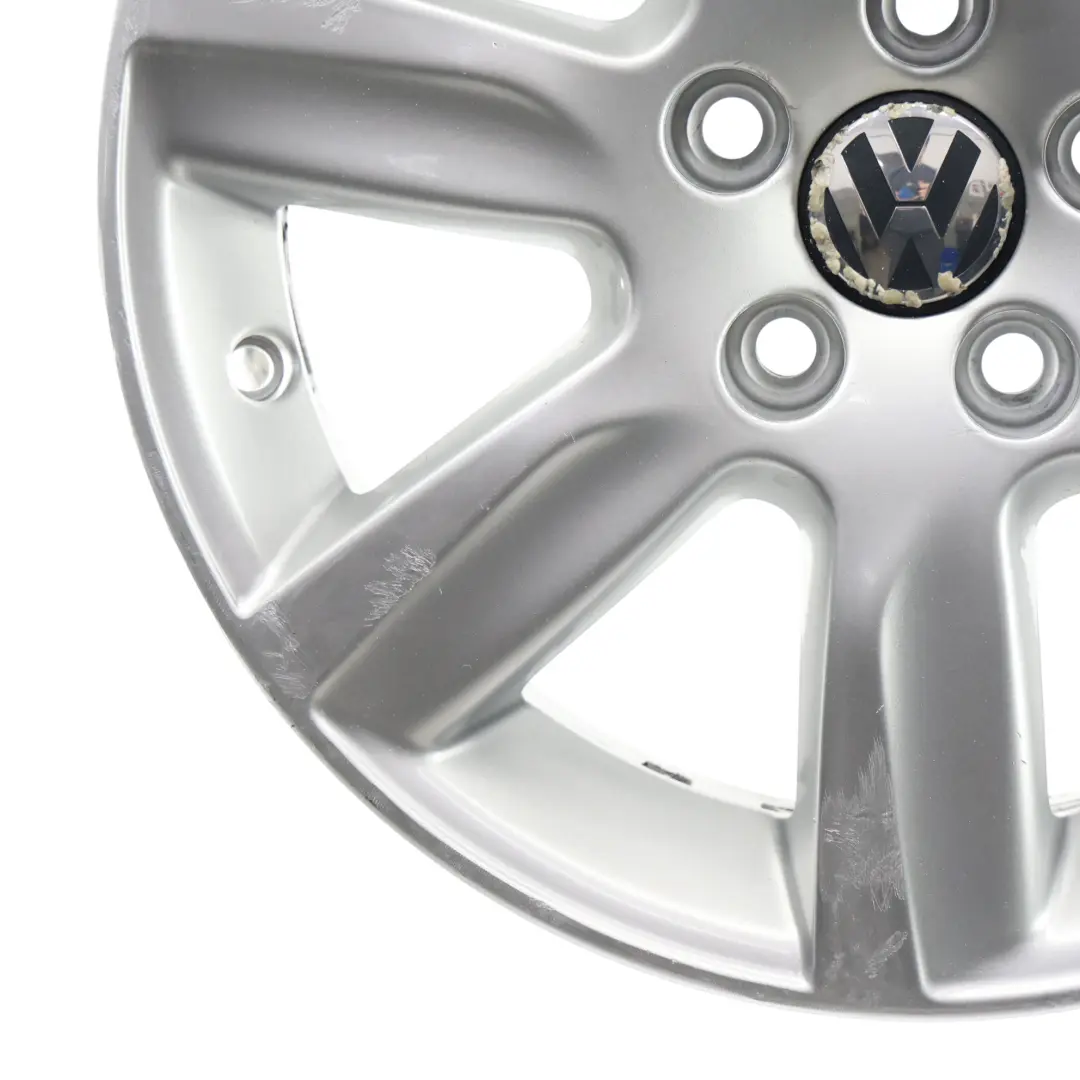 VW Volkswagen Polo 6R Mk5 Llanta de aleación plateada 15" ET:40 6J - SKU 6R0601025L-1 - Número de pieza 6R0601025L