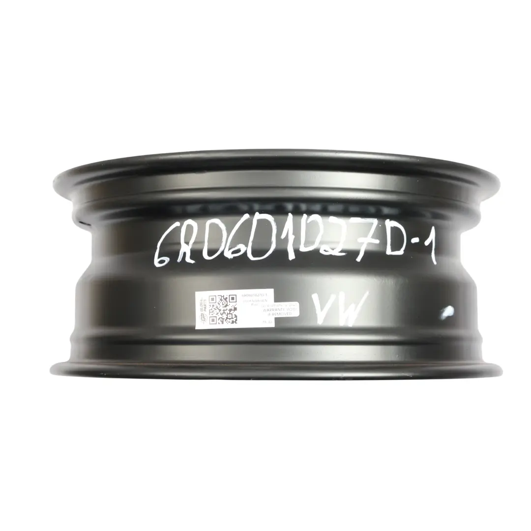 VW Volkswagen Polo 6R Ruota Di Scorta In Acciaio 15" 6J ET:38 - SKU 6R0601027D-1 - Numero di parte 6R0601027D