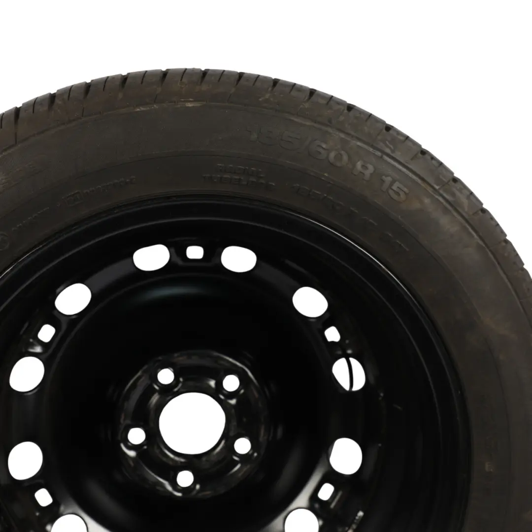 Spare Wheel Steel R15 Tyre Continental 185/60 to VW Volkswagen Polo 6R with Part number 6R0601027D VW Volkswagen Polo 6R Spare Wheel Steel R15 Tyre Continental 185/60 - SKU 6R0601027D-2 - Part number 6R0601027D