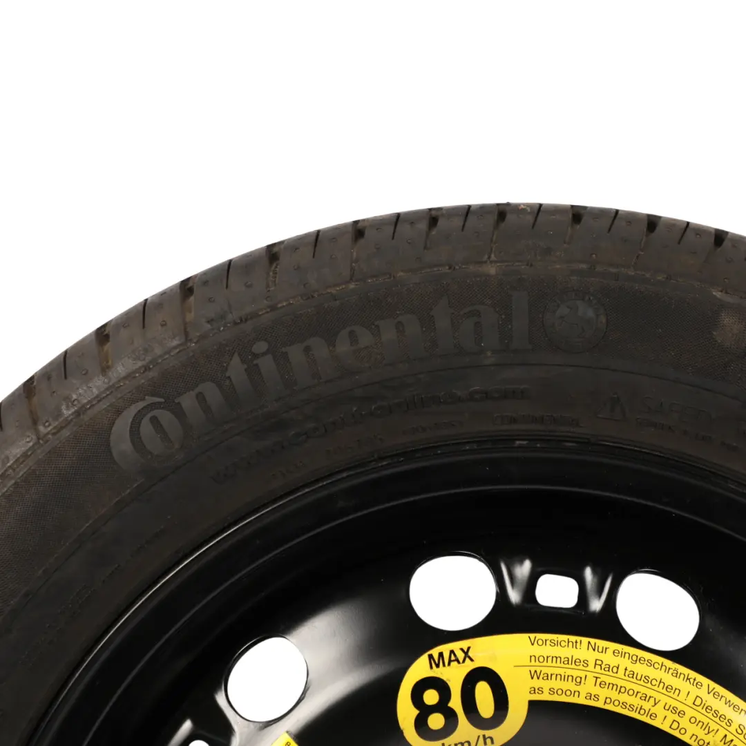 Spare Wheel Steel R15 Tyre Continental 185/60 to VW Volkswagen Polo 6R with Part number 6R0601027D VW Volkswagen Polo 6R Spare Wheel Steel R15 Tyre Continental 185/60 - SKU 6R0601027D-2 - Part number 6R0601027D