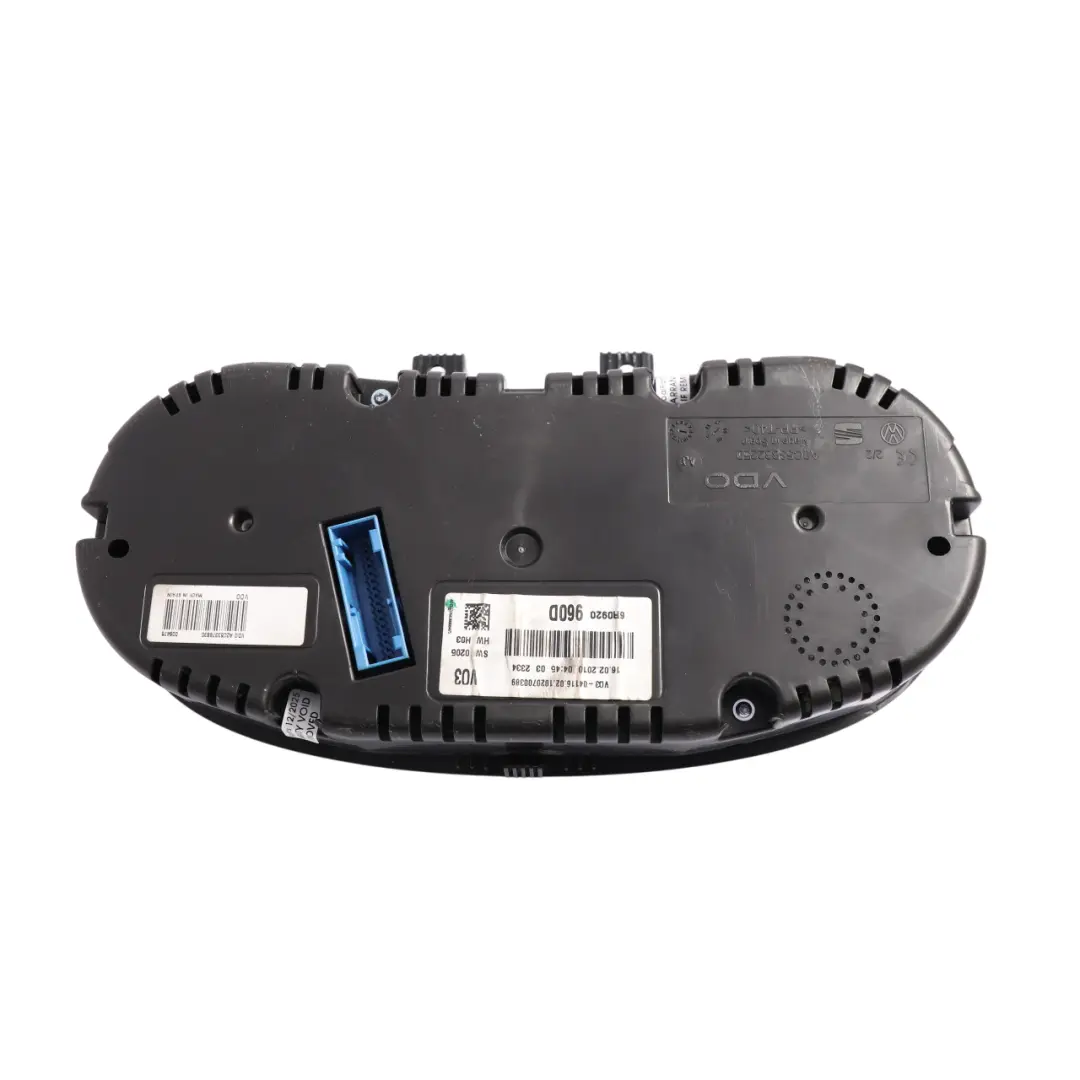 Volkswagen VW Polo 6R Instrument Cluster Speedo Clocks Petrol Manual - SKU RHD-6R0920960D - Part number 6R0920960D