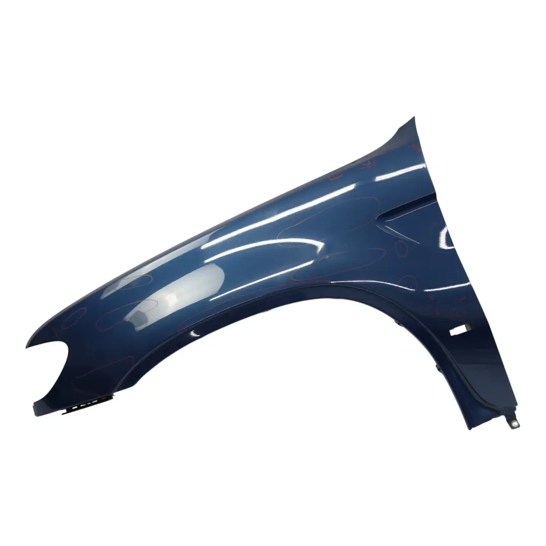 Side Panel Wing Fender Front Left N/S Topasblau Topaz Blue 364 to BMW X5 E53 with Part number 7000385 BMW X5 E53 Side Panel Wing Fender Front Left N/S Topasblau Topaz Blue 364 - SKU 7000385-TPB - Part number 7000385