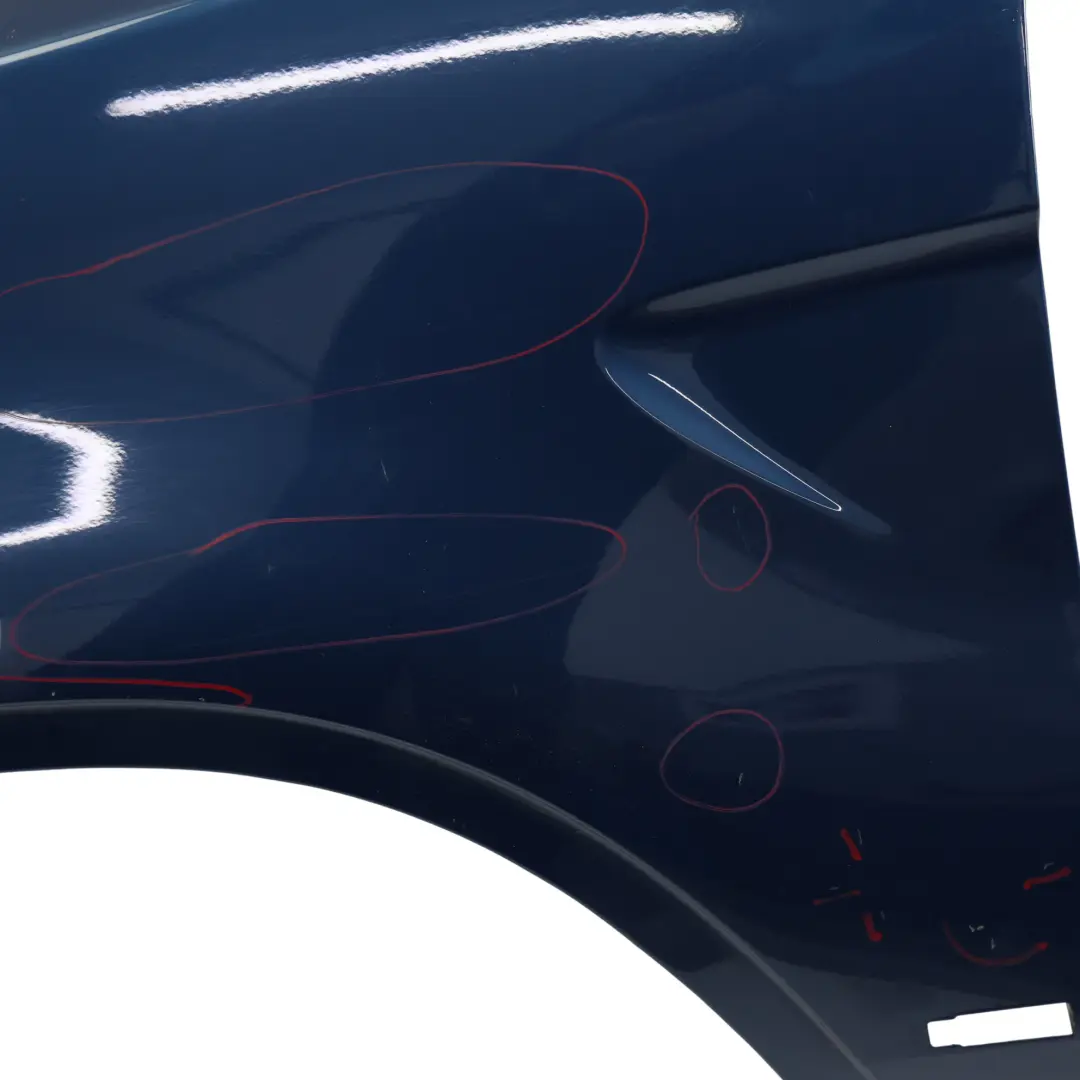 BMW X5 E53 Panel Lateral Guardabarros Delantero Izquierdo Topasblau - 364 - SKU 7000385-TPB - Número de pieza 7000385