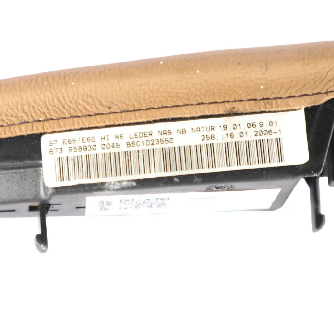 BMW E65 E66 E67 Door Panel Soft Pad Beige Rear Right O/S - SKU 7024400 - Part number 7024400