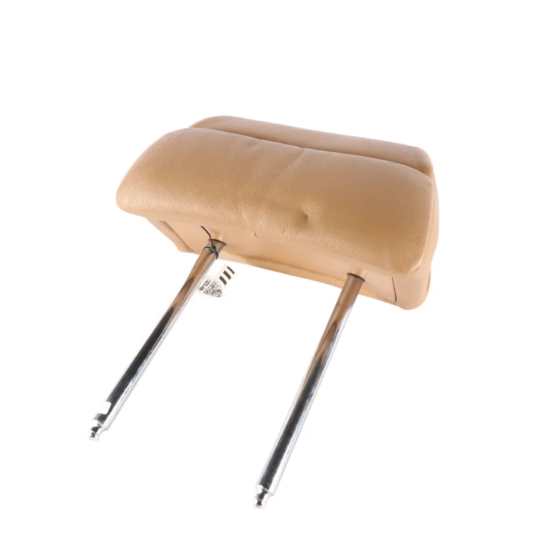 BMW E65 Headrest Leather Beige Rear Seat Right Left N/O/S - SKU 7044428 - Part number 7044428