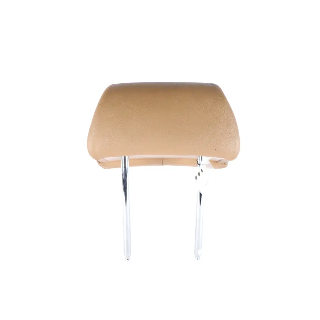 BMW E65 Headrest Leather Beige Rear Seat Right Left N/O/S - SKU 7044428 - Part number 7044428