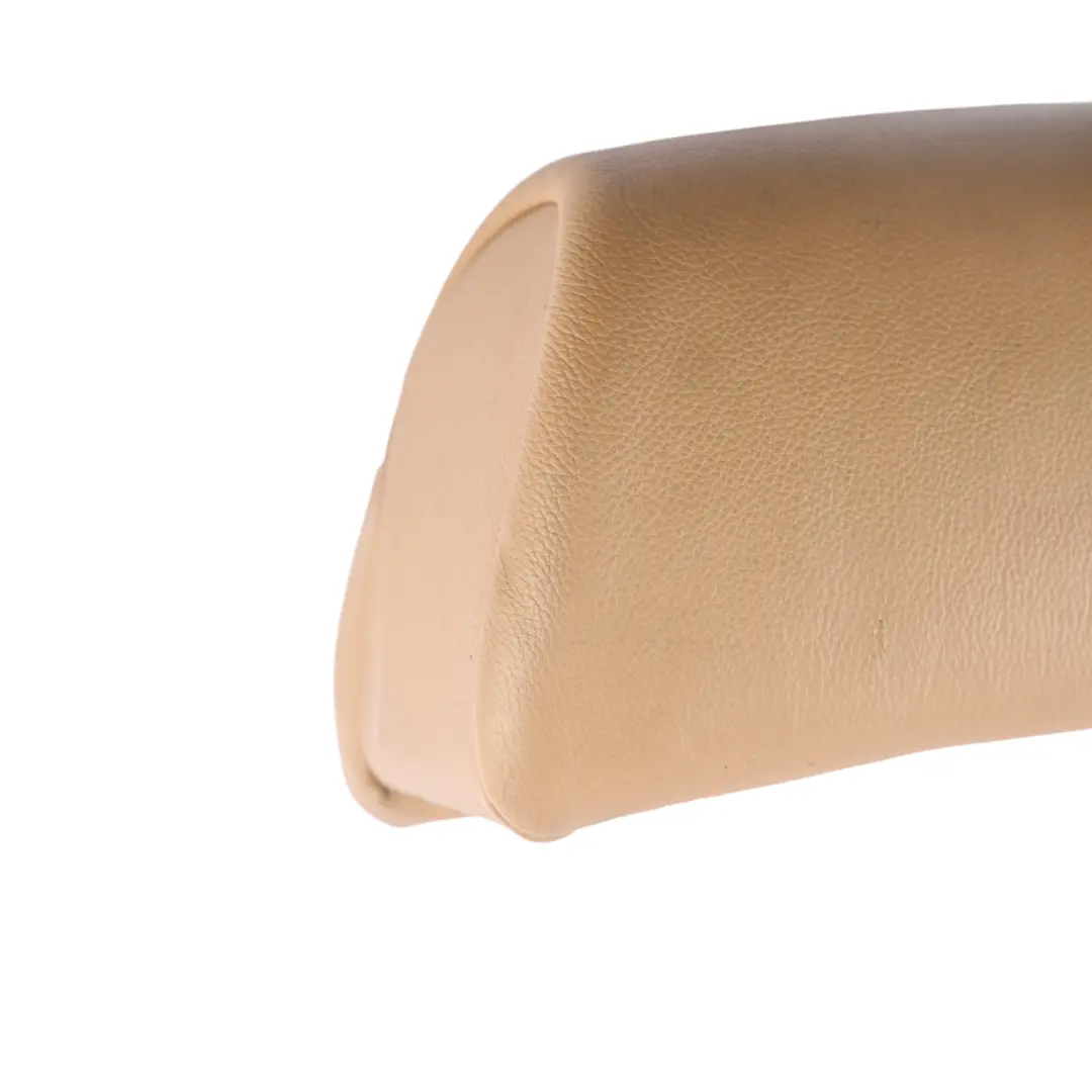 Headrest Leather Beige Rear Seat Right Left N/O/S to BMW E65 with Part number 7044428 BMW E65 Headrest Leather Beige Rear Seat Right Left N/O/S - SKU 7044428 - Part number 7044428