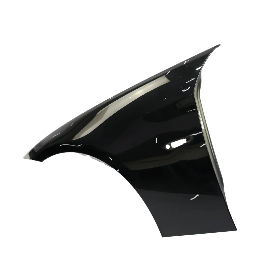 BMW E90 E91 Guardabarros Lateral Delantero Izquierdo Black Sapphire - 475 - SKU 7135679-BS2 - Número de pieza 7135679