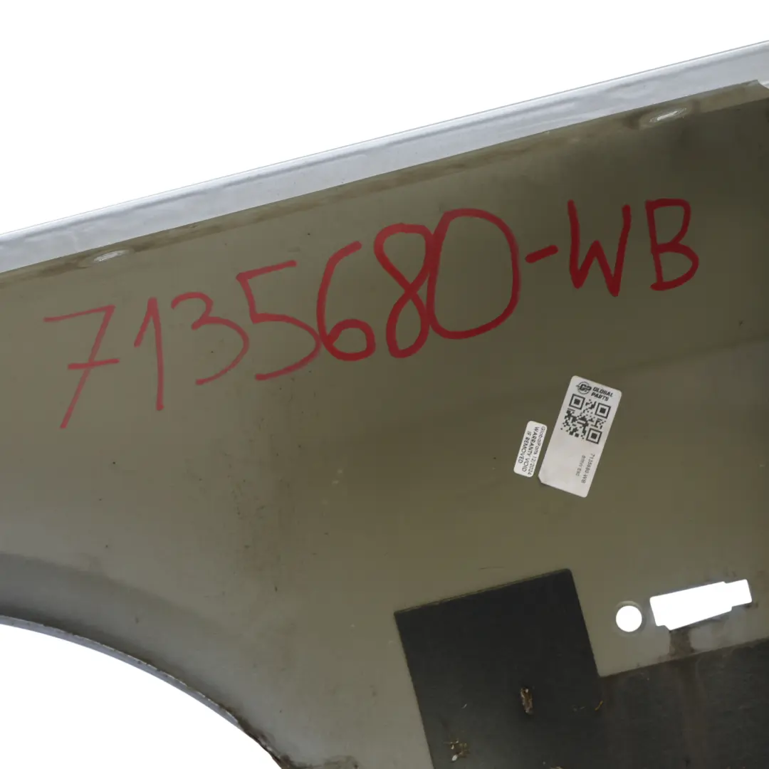 BMW E90 E91 Side Panel Fender Wing Front Right O/S Bluewater Metallic - 896 - SKU 7135680-WB - Part number 7135680