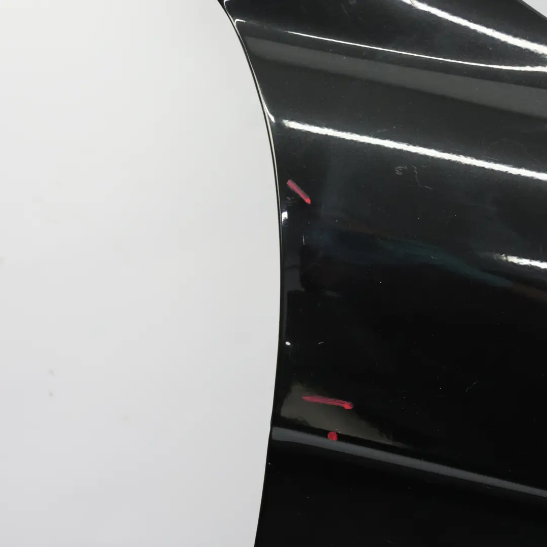 BMW E65 E66 Panel Lateral Delantero Derecho Black Sapphire Negro - 475 - SKU 7138474-BS1 - Número de pieza 7138474