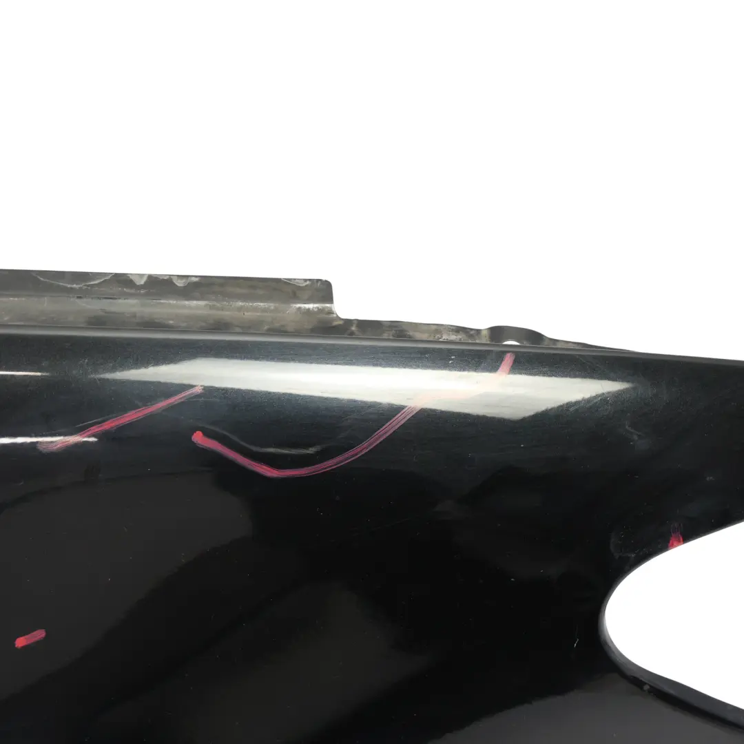 BMW E65 E66 Błotnik Prawy Przedni Black Sapphire Czarny Metalik - 475 - SKU 7138474-BS1 - Numer Części 7138474