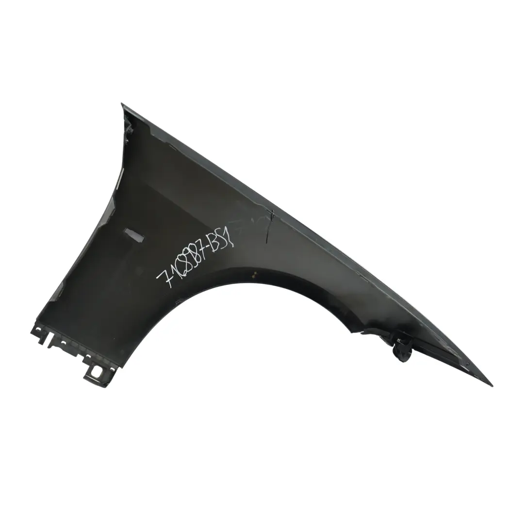 BMW E92 E93 Side Panel Fender Wing Front Left N/S Black Sapphire Metallic - 475 - SKU 7168987-BS1 - Part number 7168987