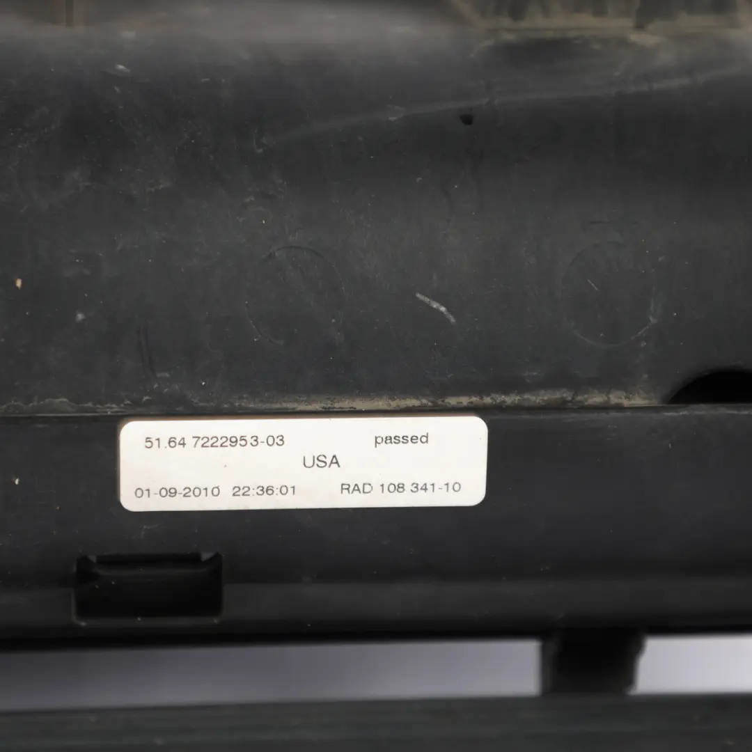 BMW X5 E70 LCI Front Panel Air Intake Radiator Duct Carrier Support - SKU 7222953-1 - Part number 7222953