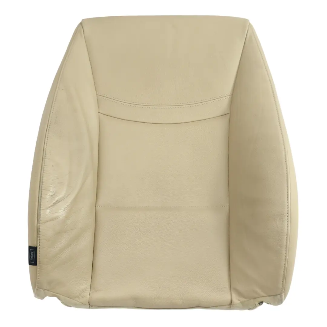 Housse De Dossier De Siège Avant Droit Cuir Beige Dakota pour BMW E90 E91 LCI à propos du numéro de pièce 7246804 BMW E90 E91 LCI Housse De Dossier De Siège Avant Droit Cuir Beige Dakota - SKU 7246804-2 - Numéro de pièce 7246804