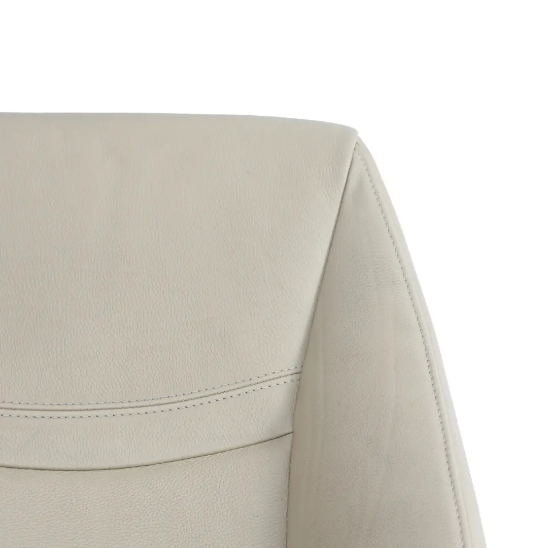 BMW E90 E91 LCI Front Seat Backrest Cover Leather Dakota Beige Right O/S - SKU 7246804-2 - Part number 7246804