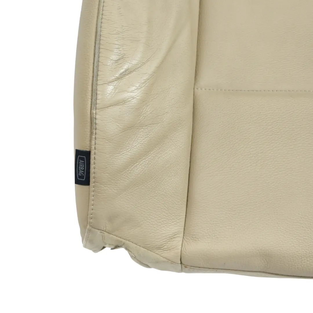 BMW E90 E91 LCI Oparcie Fotela Przód Prawo Skóra Dakota Beige Beż - SKU 7246804-2 - Numer Części 7246804