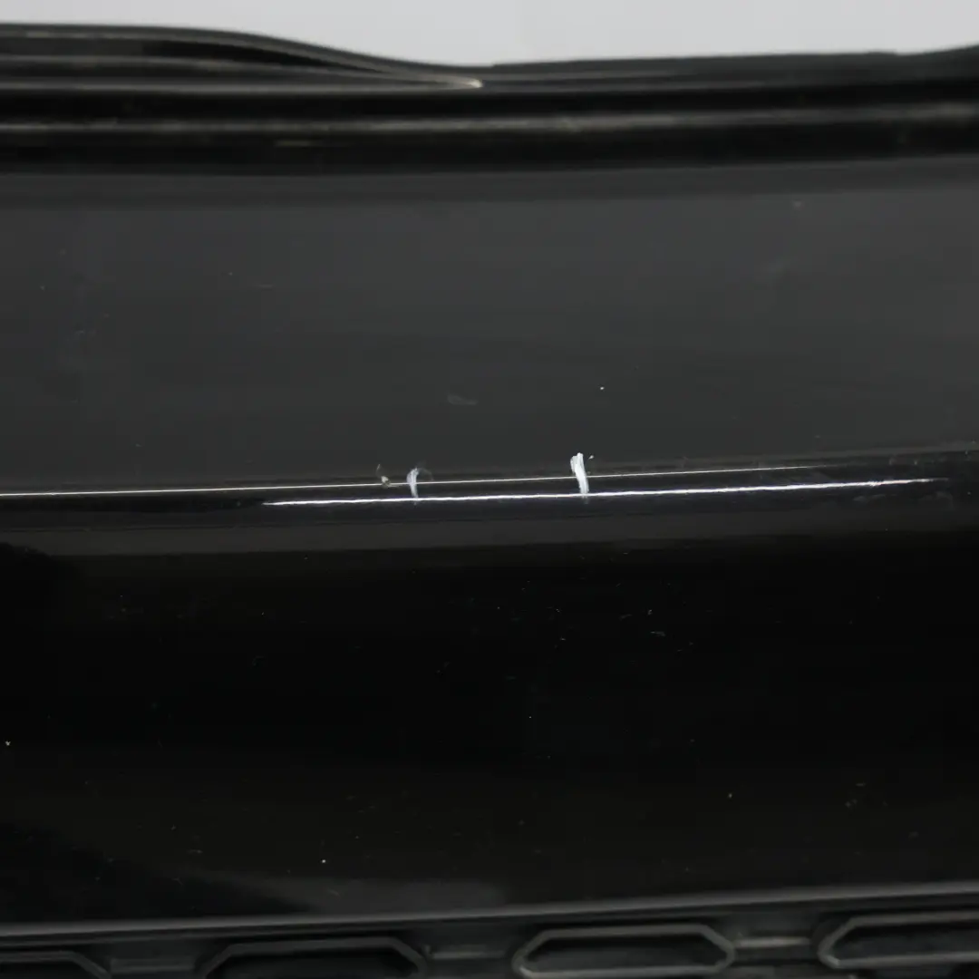 Bumper Cooper S PDC Trim Panel Midnight Black - A94 to Mini R56 R57 LCI Rear with Part number 7264358 Mini R56 R57 LCI Rear Bumper Cooper S PDC Trim Panel Midnight Black - A94 - SKU 7264358-MNB - Part number 7264358