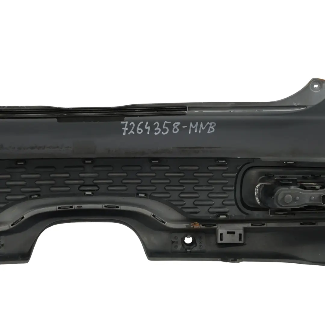 Rear Bumper Mini R56 R57 LCI Cooper S PDC Trim Panel Midnight Black - A94 - SKU 7264358-MNB - Part number 7264358
