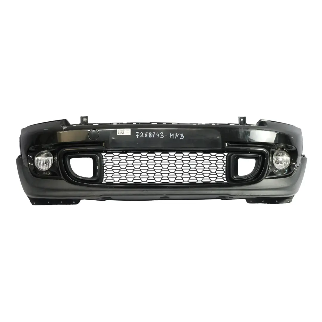 Mini Cooper S R55 R56 R57 LCI R58 Stossfänger Vorn Midnight Black Schwarz - A94 - SKU 7268743-MNB - Teilenummer 7268743