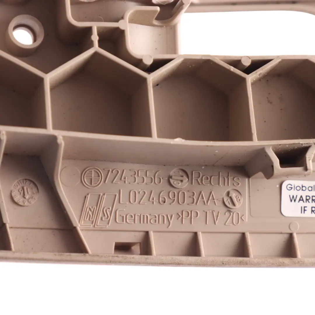 BMW F20 F22 F30 F36 Seat Trim Switch Cover Panel Oyster Front Right O/S 7243556 - SKU 7293580 - Part number 7293580