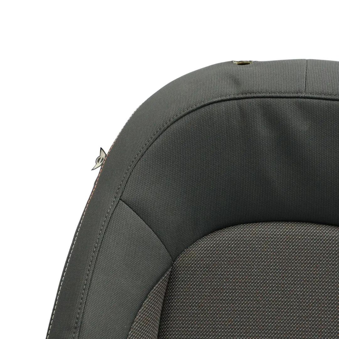 Mini F56 F57 Sedile Anteriore Riscaldato Schienale Panno Nero Carbonio Sinistro - SKU 7340223-4 - Numero di parte 7340223