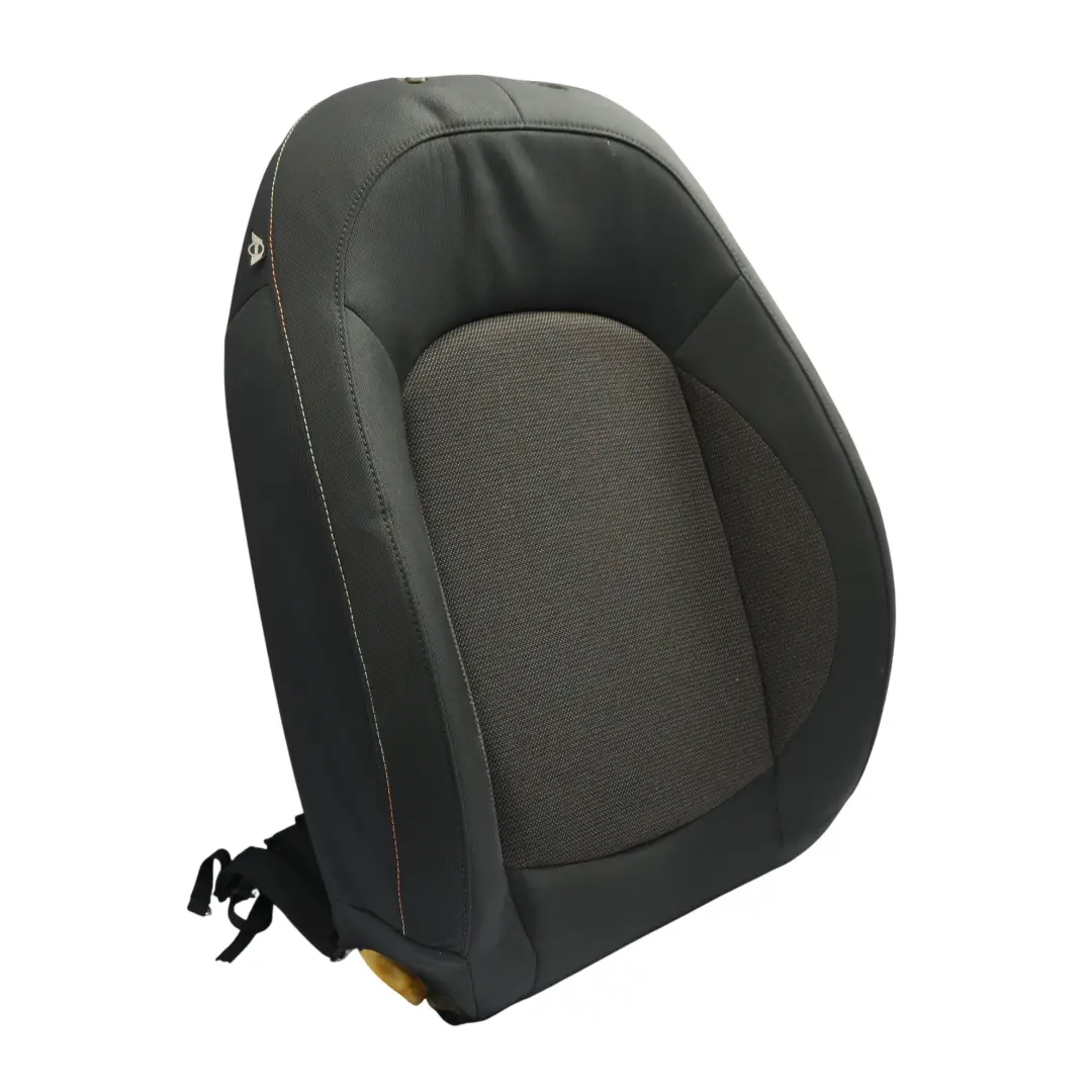 Mini Cooper F56 F57 Front Seat Heated Backrest Cover Cloth Carbon Black Left N/S - SKU 7340223-4 - Part number 7340223