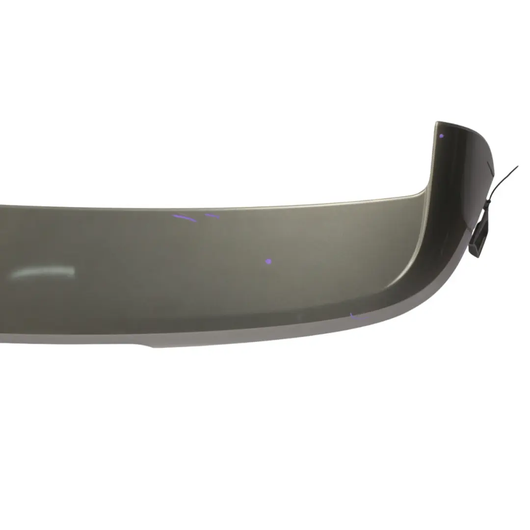 Spoiler Upper Trunk Lid Platinum Silver Metallic - C08 to BMW F46 Gran Tourer Rear with Part number 7349448 BMW F46 Gran Tourer Rear Spoiler Upper Trunk Lid Platinum Silver Metallic - C08 - SKU 7349448-PSM - Part number 7349448