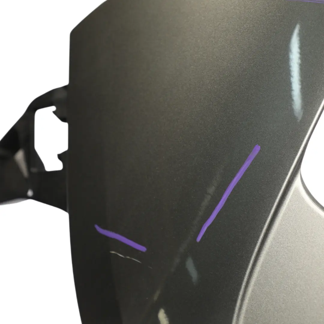 BMW F46 Gran Tourer Rear Spoiler Upper Trunk Lid Platinum Silver Metallic - C08 - SKU 7349448-PSM - Part number 7349448