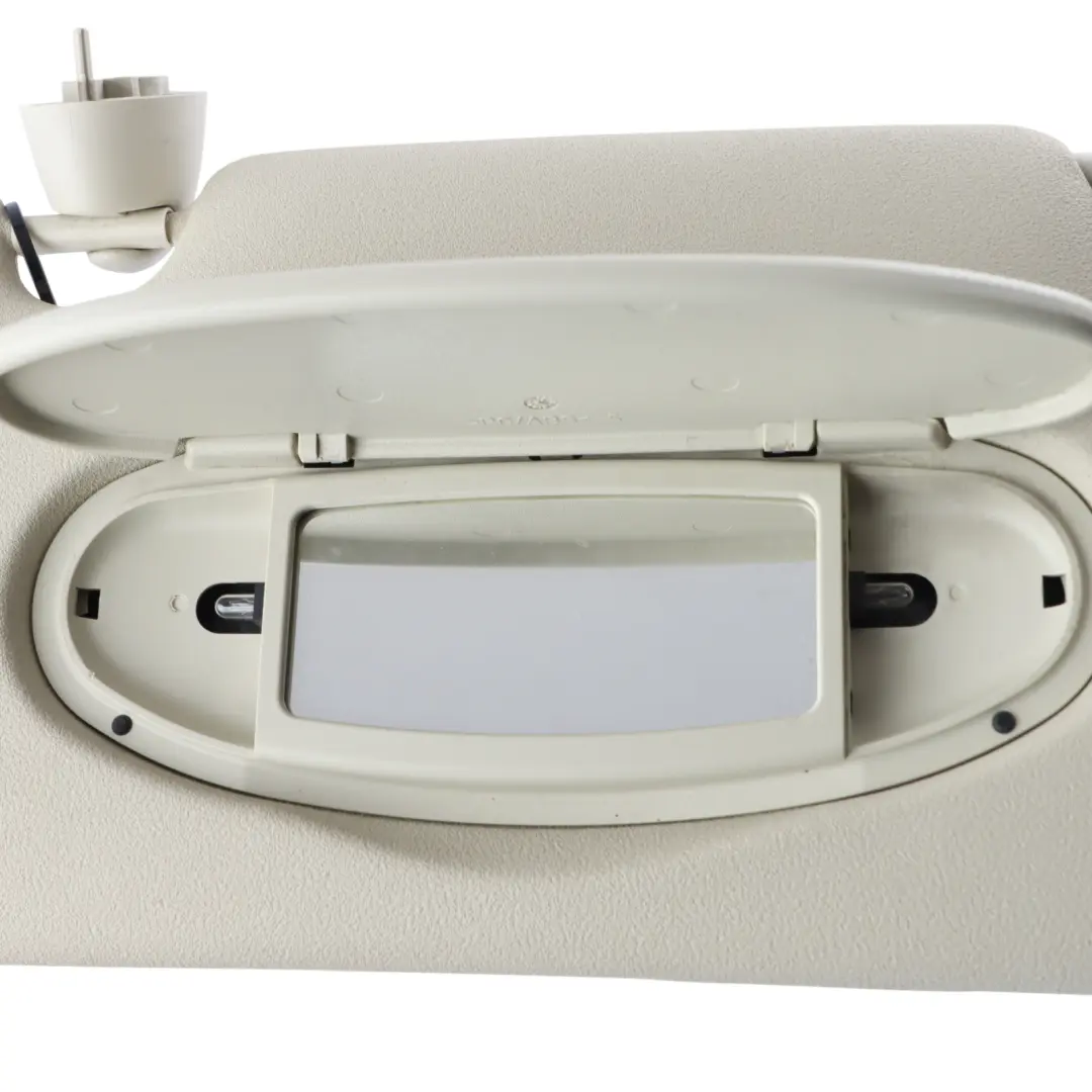Sun Visor Mirror Right O/S Light Beige to Mini Cooper R55 R56 LCI with Part number 7361832 Mini Cooper R55 R56 LCI Sun Visor Mirror Right O/S Light Beige - SKU 7361832-1 - Part number 7361832
