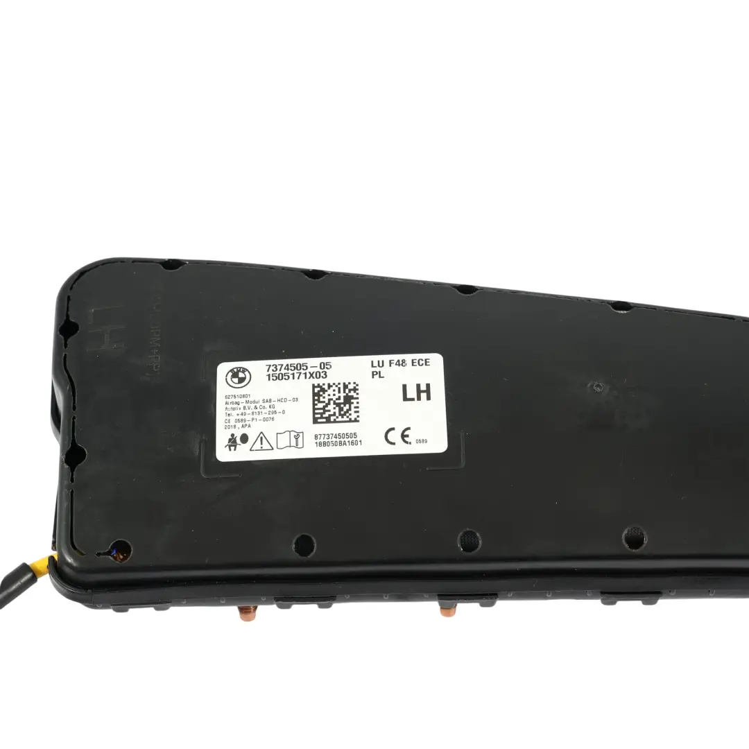 BMW X1 F48 Pannello Laterale Sedile Modulo Aria Anteriore Sinistro Nero - SKU 7374505 - Numero di parte 7374505